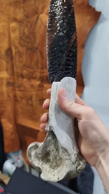 ЖУТКИЙ НОЖ из обсидиана от мастерской КАМЕННЫЙ ВЕК. Вы смотреть онлайн