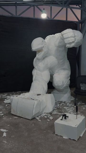 Изготовление скульптуры из пенопласта “VENOM” смотреть онлайн