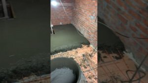 Заливка Пола в бане под электрический теплый пол! #пол?