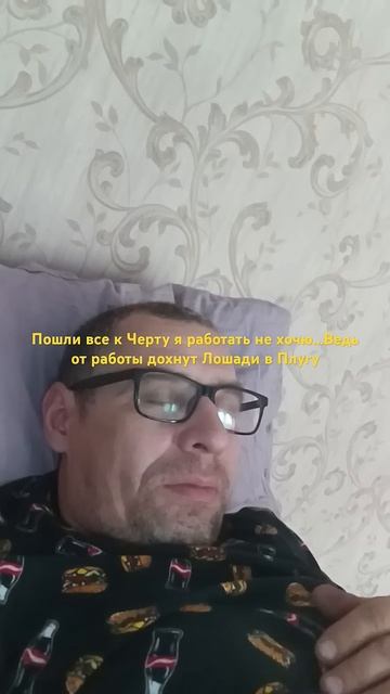 Пошли все к черту я работать не хочу, ведь от работы до?