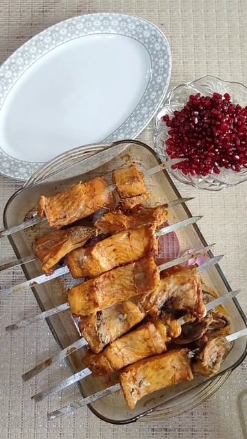 Рецепт вкусного 😍 шашлык из Форель на канале Sobada Hazirlad смотреть онлайн
