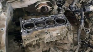 замена прокладки гбц  королла 150