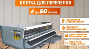 Видео пошаговой сборки клетки для перепелов