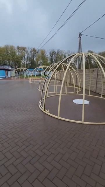 Монтаж купольных беседок в г Сочи. Ресторан загородны смотреть онлайн