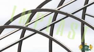 Теплица ЕвроПласт Титан из трубы 40х20