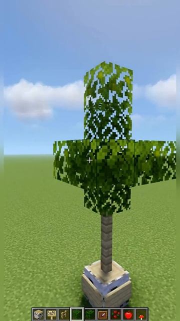 КРАСИВОЕ ДЕРЕВО в Minecraft #shorts | Майнкрафт как построить ? смотреть онлайн