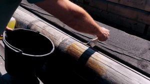 Чем отбелить доски и бревна? Тестируем Белизну, Неомид