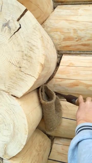 Конопатка сруба смотреть онлайн