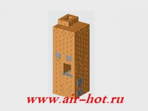 Отопительно-варочная печь 3х3 кирпича