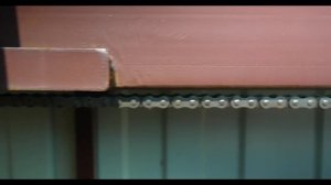 Откатные ворота со средней балкой