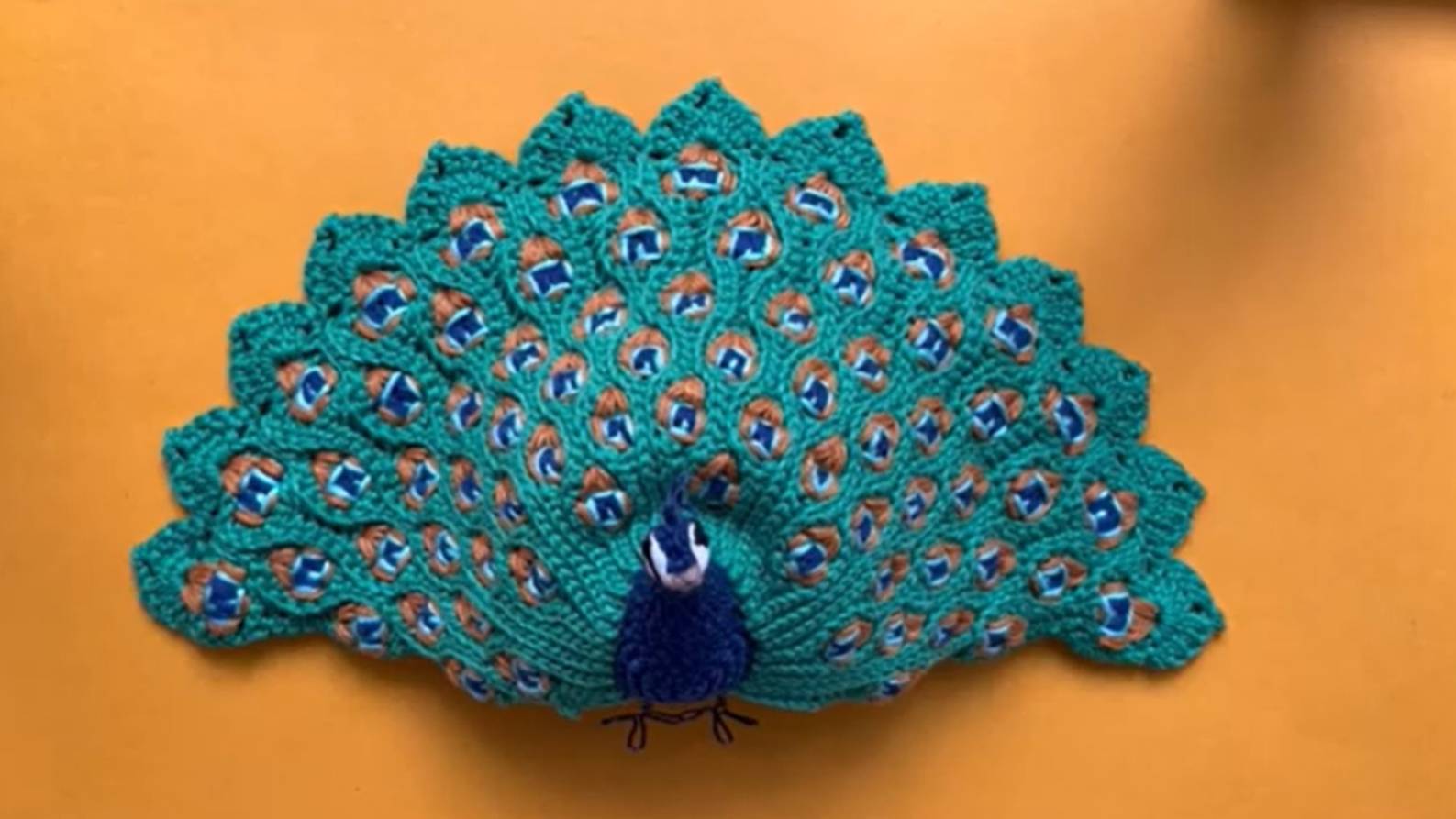 Сборка, сшивание хвоста павлина 1 часть