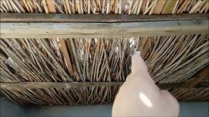 Начало строительства крыши из глины/крыша из самана/Н?