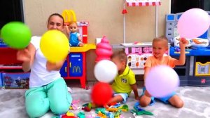 Смешные Дети - Лучшие Песни Для Детей - Дети Играют С Матерью