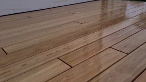 Терраса из лиственницы класс "Экстра". Скрытый крепёж