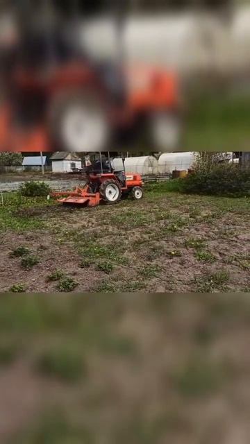 вспахали огород 🏡🥕🥔🍆 #дача #огород #вспашка смотреть онлайн