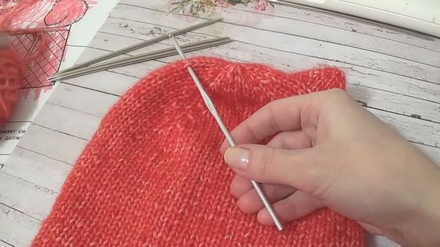 КОТОШАПКА спицами "СAT HAT" / шапка с ушками смотреть онлайн