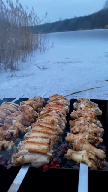 🍖 Winter Kebab On The Lake | Зимний шашлык на озере
