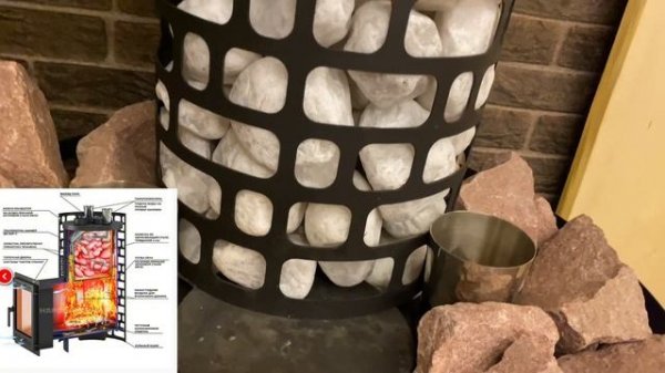 Печь для бани Эверест Steam Master 44 (320М) #своимируками #стро