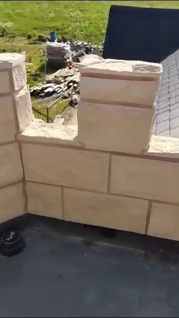 Отделка парапета камнем #89214085666 смотреть онлайн