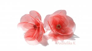 Мастер класс / Цветы 🌸из органзы/