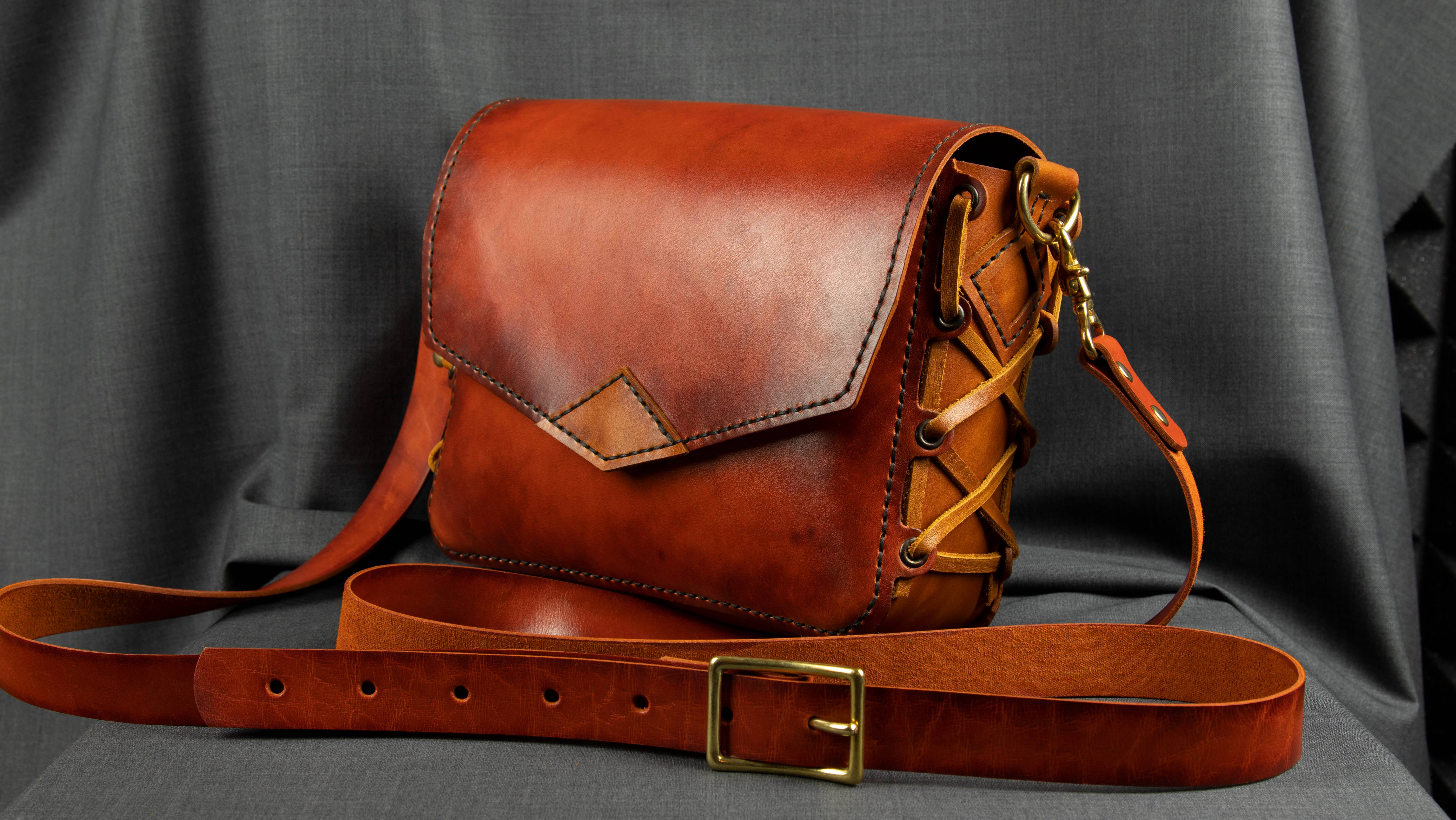 Сумка из кожи своими руками. Кожаная сумка + выкройка