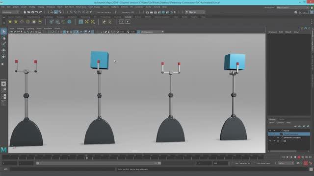 How to Make Characters Grab Objects - Parenting Constraints смотреть онлайн