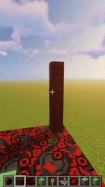 лучший батут в майнкрафте #майнкрафт #minecraftshorts #shorts