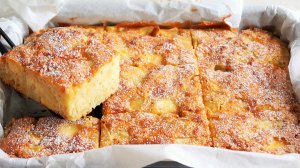 Простейший рецепт яблочного пирога на кефире