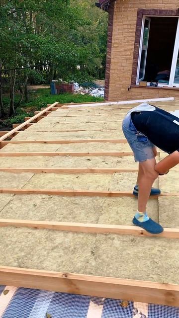 Утепление крыши минеральной ватой смотреть онлайн