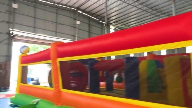 Коммерческий надувной батут «Чемпион», без крыши, 8x5x2,2