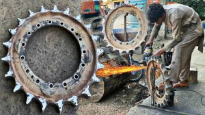 Потрясающий процесс Реставрации Старых Колес и прочего В Местной Мастерской