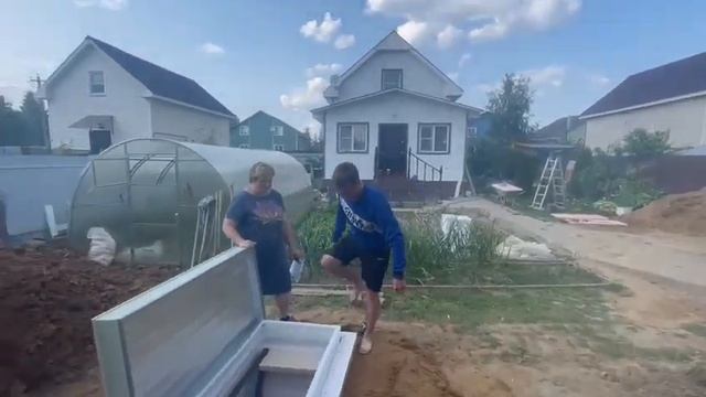Отзыв об установке пластикового погреба Амбар Пологи? смотреть онлайн
