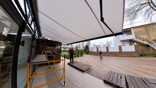 Локтевая маркиза для террасы смотреть онлайн