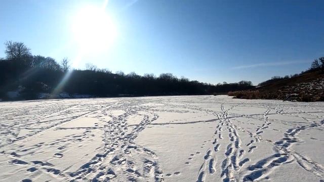 Зимняя рыбалка с подводной камерой GAMWATER на пруду в 2025 ? смотреть онлайн