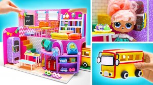 🎒Школа для кукол своими руками 🏫 Лайфхаки и идеи