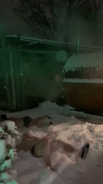 Когда в Краснодаре выпадает Снег сразу идем в баню#отд