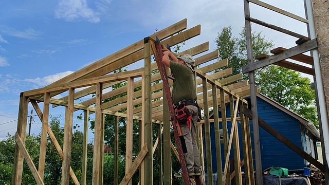 как построить сарай своими руками