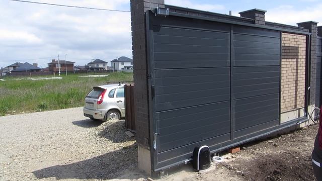 ВОРОТА ОТКАТНЫЕ PRESTIGE Ширина 3520 высота 2460 RAL7016 Ставропо смотреть онлайн