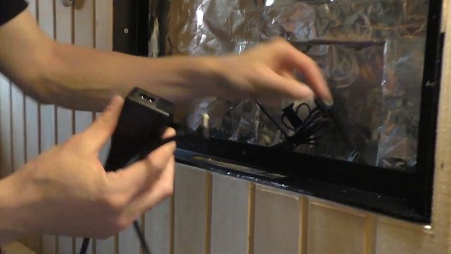 Установка встраиваемого телевизора в бане AVEL AVS245SMBF