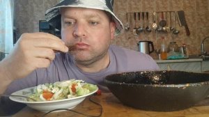 ОБЖОР яичница/перекус/завтрак/мукбанг