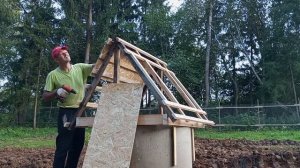 Домик для колодца своими руками.