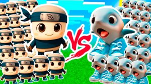 ЦУНАМИ БЕЙБИ АСАСИНОВ против ЦУНАМИ БЕЙБИ ТРАЛАЛЕРО в МАЙНКРАФТ