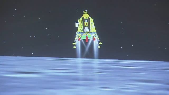 Индия успешно посадила аппарат *Chandrayaan* на Южном полюс? смотреть онлайн