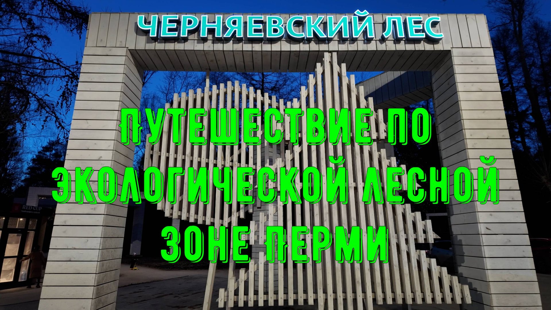 Мое путешествие и приключения в Черняевском лесу Перми