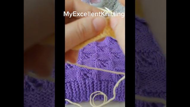 Ажурный шахматный узор🤗вязать одно удовольствие!#ажурспицами смотреть онлайн