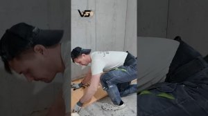 Лопнул пол #василий_санузел #ремонт #стяжка #наливнойп?