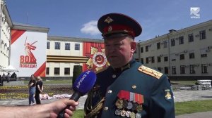 Репетиция парада Победы в Черкесске