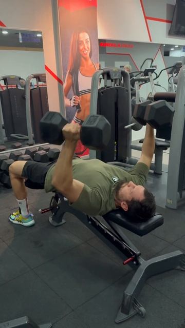 Треня: грудь+бицепс💪 Жимы и разведение, немного бицеп