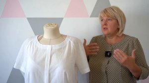 Комфортная блузка свободного кроя. Шьем блузку из бат?