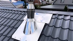 Строю баню своими руками. Монтируем крышную разделку ?